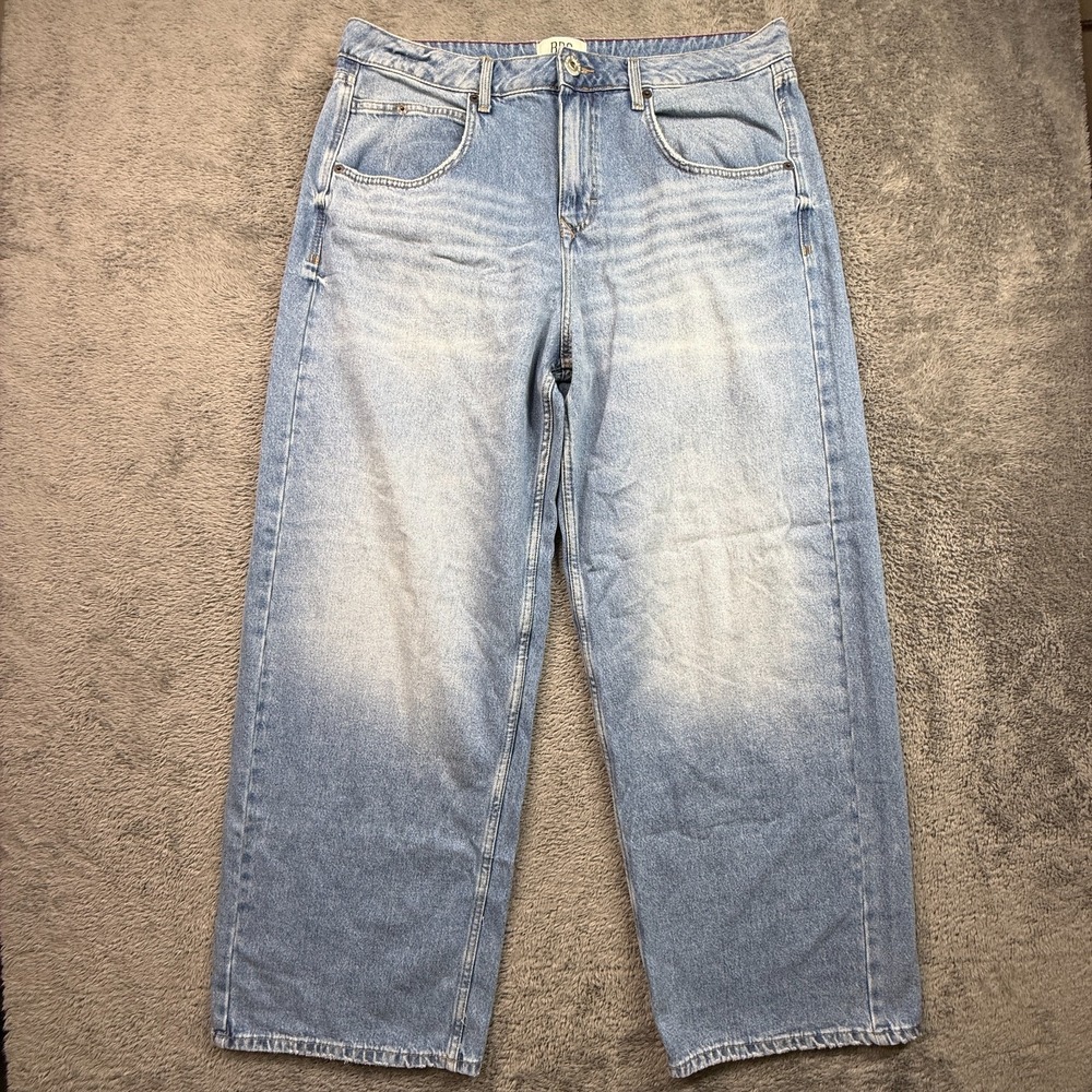 Urban Outfitters BDG Baggy Wide Leg Jeans 34x34 Blue Wash Denim